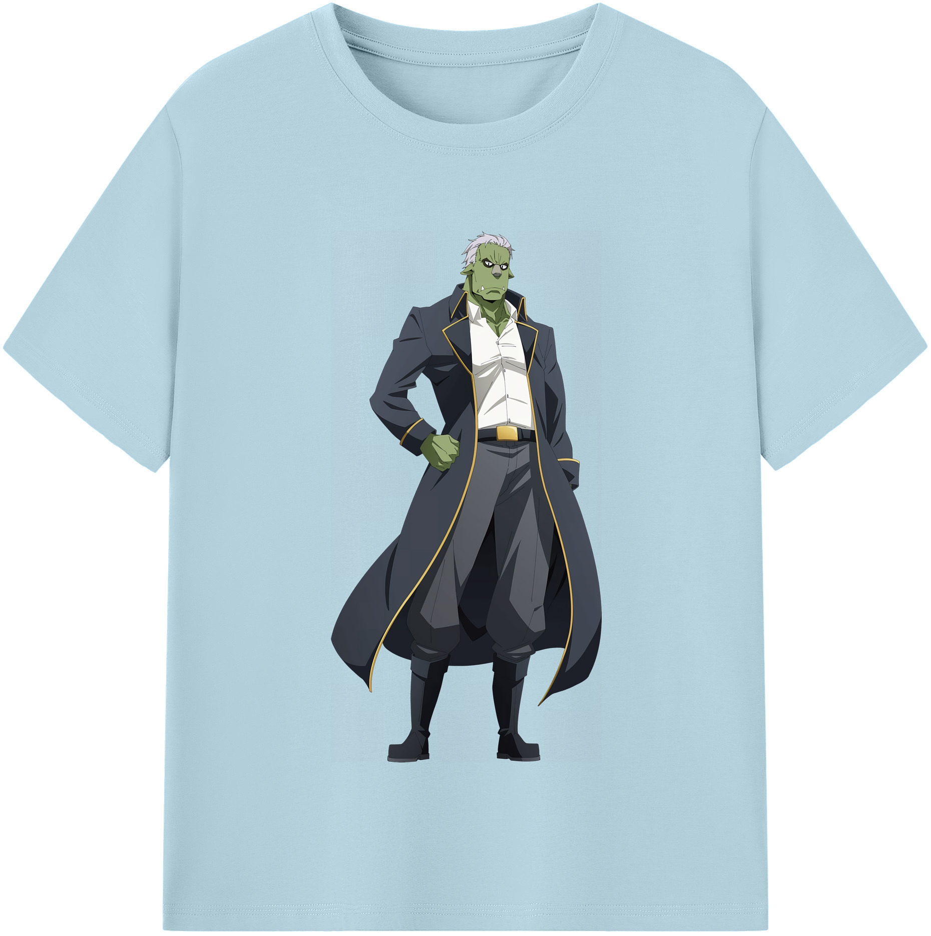 （画像用） 転スラ Regarding Reincarnated to Slime 綿100％半袖Tシャツ（フロントプリント）